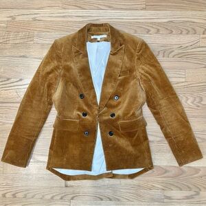 VERONICA BEARD Miller Dickey Brown Corduroy Blazer